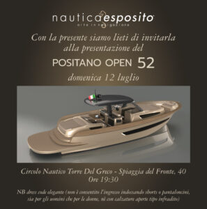 Nautica Esposito presenta il nuovo Positano Open 52